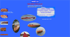Desktop Screenshot of gulllakewoodenboats.com